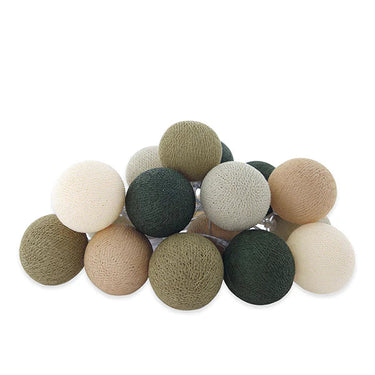 Lifetime Kids Cotton Ball Lights - Earthy Green