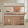 Lifetime Kidsrooms Breeze Semi High Sleeper Bed with Roof 
