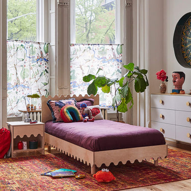 Oeuf NYC Moss Single Bed - Birch