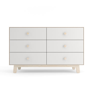 Oeuf NYC Merlin 6 Drawer Dresser Sparrow - White/Birch