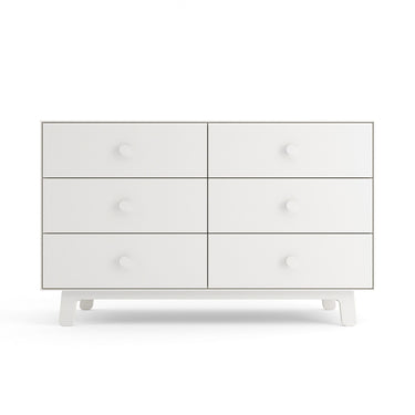 Oeuf NYC Merlin 6 Drawer Dresser Sparrow - White