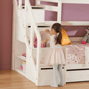 LIFETIME Kidsrooms Family Bunk Bed with Steps (3 Sizes) 