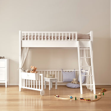 Isle of Dogs Design High Sleeper Play Bed in White