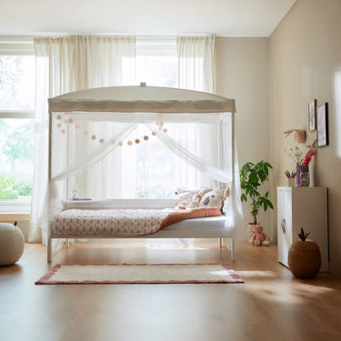LIFETIME Kidsrooms Small Double Four Poster Canopy Bed