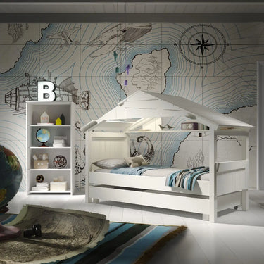 Mathy by Bols Treehouse Star Cabin Bed with Optional Trundle