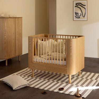 Quax Yume Cot in Natural Ash (110 x 70 cm)
