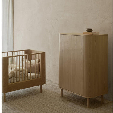 Quax Yume Wardrobe with Flat Doors in Natural Ash