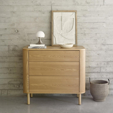 Quax Yume 3 Drawer Dresser in Natural Ash