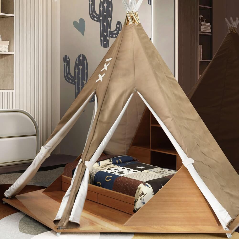 Circu Luxury Teepee Bed - Gold Plated – Kidsorium